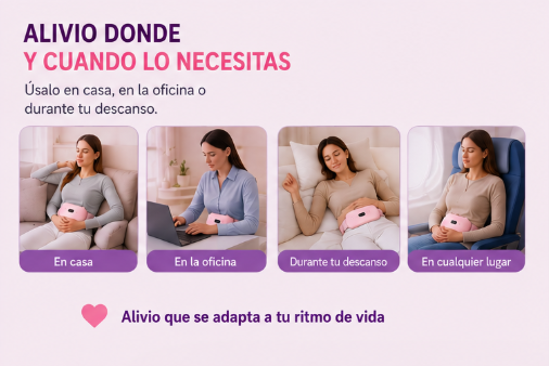 💗 Cinturón Anticólicos de Calor Terapéutico – Comodidad y Alivio Diario