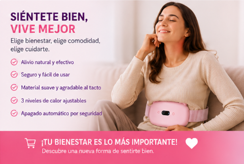 💗 Cinturón Anticólicos de Calor Terapéutico – Comodidad y Alivio Diario