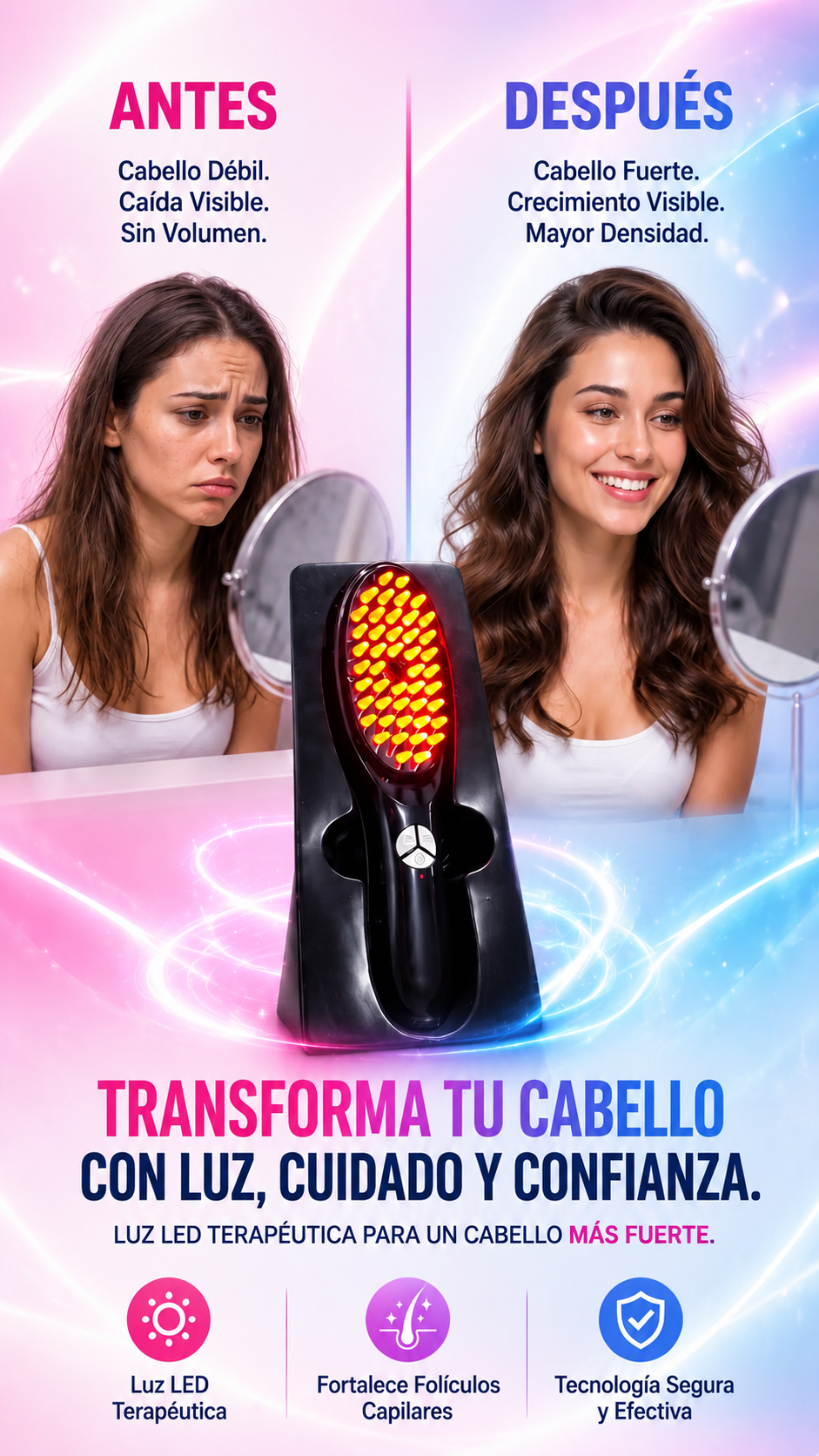 Cepillo Seda Vapor
