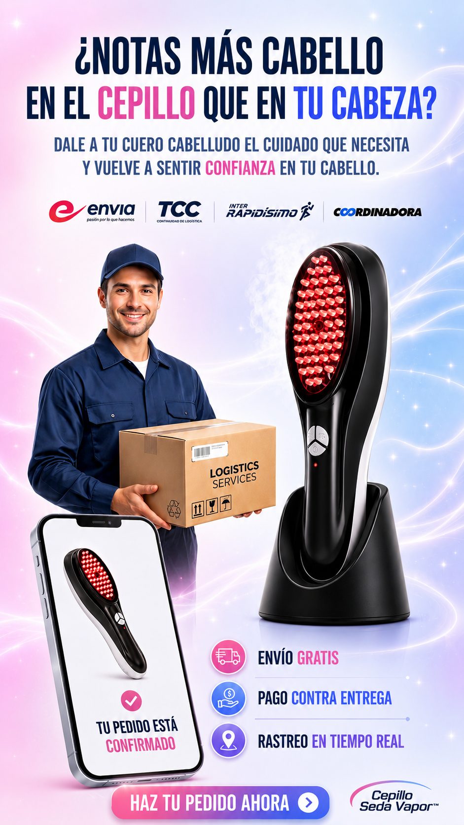 Cepillo Seda Vapor